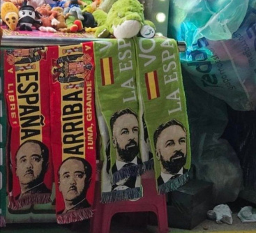 El compromiso exige el cumplimiento de la Ley de Memoria Democrtica ante la presencia de smbolos fascistas en la Fira de Castell