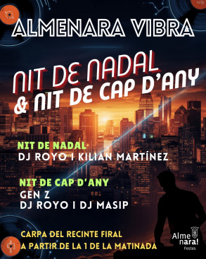 Almenara celebrar la Nochebuena y la Nochevieja con dos grandes fiestas musicales en la carpa del recinto ferial