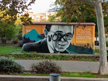 Condena al ataque vandlico contra el mural de Vicent Andrs Estells