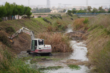 Avana en els treballs de conservaci i manteniment en encaixaments del Palmaret Alt i Baix al barranc del Carraixet