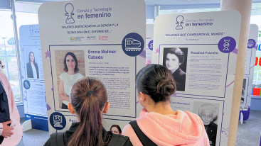 Espaitec promueve las vocaciones STEAM entre alumnado del IES Serra d'Espad en la 8. edicin de Ciencia y tecnologa en femenino
