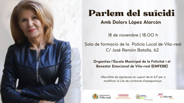 Vila-real obri un espai de reflexi i sensibilitzaci amb la xarrada 'Parlem del sucidi'