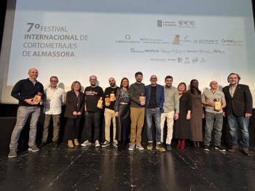 Almassora despliega la alfombra roja del Festival Internacional de Cortometrajes ALMA entregando los premios en una exitosa sptima edicin