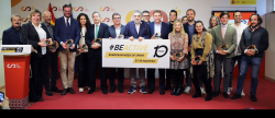 Segorbe recoge su galardon de la Comision Europea y el Consejo Superior de Deportes en los premios 'CSD-BEACTIVE'