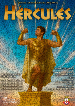 El Grupo de Teatro Quarts de Calatrava acerca a Burriana la magia de Hrcules, el Musical