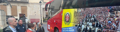La Entrada de Toros y Caballos viajar por Espaa en autobs