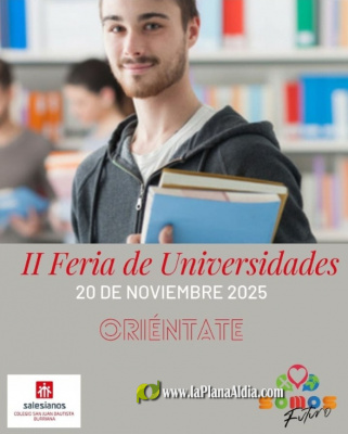 Salesianos Burriana organiza el jueves da 20 la segunda Feria de Universidades