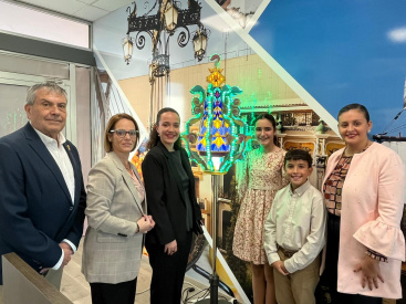 La oficina Tourist Info de Adif en Castellon ya muestra la Gaiata 6 'Fanal-Ravalet'