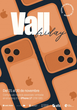 Sorteig d'un iPhone 17 per promocionar el comer local a la Vall d'Uix