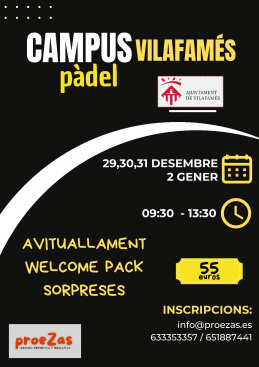 Vilafams asegura la conciliacin familiar durante las vacaciones de diciembre y enero con tres campus