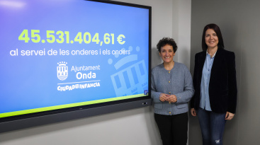 Onda presenta un presupuesto histrico de 45,5 millones de euros para impulsar la mayor transformacin social y urbana