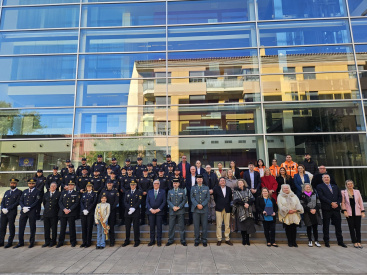 Oropesa del Mar celebra la festividad de San Miguel, Patrn de la Polica Local, con un emotivo acto institucional