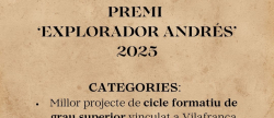 El Ayuntamiento de Vilafranca convoca el Premio 'Explorador Andrs' 2025