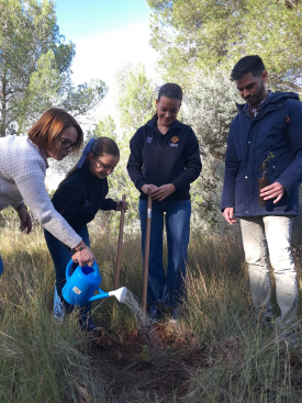 xito en la jornada de reforestacin del paraje de la Magdalena