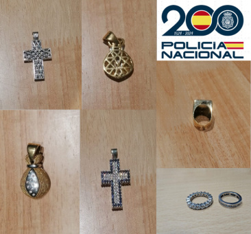 Detenido un joven de 24 aos, autor de varios hurtos en joyeras de Castelln