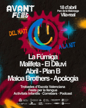 Vila-real acoger la segunda edicin del Avant Fest con La Fmiga como cabeza de cartel y una jornada dedicada a la lengua y la cultura