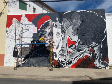 El Ao Ponz llega a su fin en Bejs con mural en directo, un videojuego y una jornada de dibujo