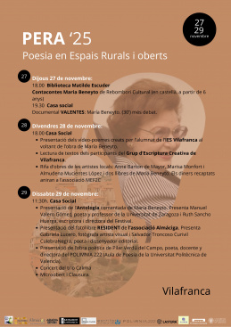 Poesa en espacios rurales en Vilafranca