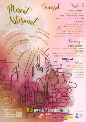  Benassal da la bienvenida a la Navidad con talleres, msica y el Mercado Artesanal durante el puente de la Pursima