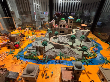 Almassora inaugura un beln de Playmobil con escenas detalladas y acceso desde la calle