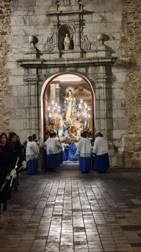 Almassora celebra la festividad de Mara Inmaculada y Santa Teresa con misa solemne y procesin