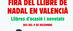 La Fira del Llibre de Nadal en valenciano llega a Valencia