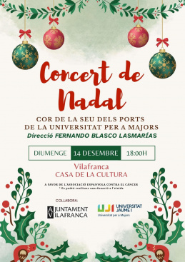El coro de Els Ports celebra la Navidad en Vilafranca para apoyar a la Asociacin Espaola contra el Cncer