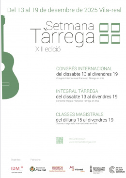 La XIII Semana T�rrega abre su fin de semana grande con la apertura del VI Congreso Internacional Francisco T�rrega