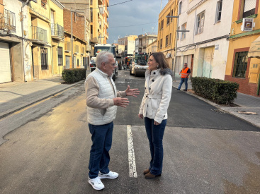 Almassora inicia el reasfaltado de la calle Trinidad 