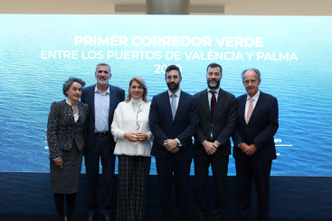 Baleria i els ports de Valncia i Palma impulsen un corredor verd martim amb emissions zero a partir de 2030