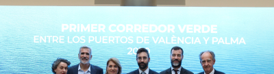 Baleària y los puertos de València y Palma impulsan un corredor verde con emisiones cero a partir de 2030