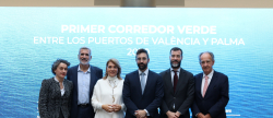 Baleària y los puertos de València y Palma impulsan un corredor verde con emisiones cero a partir de 2030