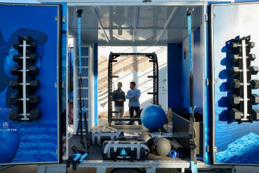 Burriana estrena gimnasio m�vil para fomentar el deporte al aire libre