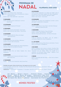 Vilafranca se prepara para una Navidad con mucha magia