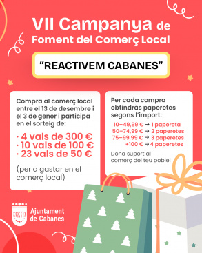 Cabanes impulsa el comer� local amb 5000 euros en premis per a consumidors.