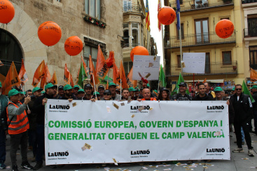 El sector agrario valenciano convoca manifestaci�n y exige medidas urgentes