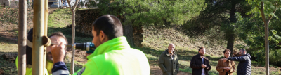 Onda inaugura una zona verde junto al Centro de D�a de Alzheimer con 78 �rboles gracias a Sanitas