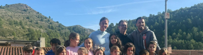 Sara Sorribes, bronce en Par�s, protagoniza la fiesta navide�a de la extraescolar de tenis en Alfondeguilla