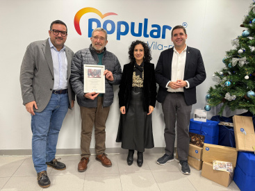 El PP de Vila-real celebra su brindis de Navidad y rinde homenaje a Manuel Vilanova