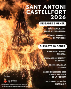 Castellfort inicia las celebraciones de Sant Antoni con los preparativos del 3 de enero