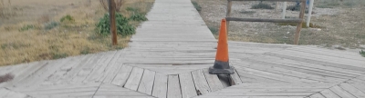La Llosa pide a Costas arreglos en la pasarela de la playa