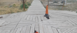 La Llosa pide a Costas arreglos en la pasarela de la playa
