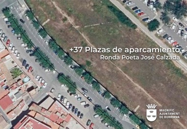 Burriana crearà 37 noves places d'estacionament al carrer Poeta Calzada