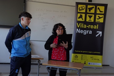 Inauguración del Festival Vila-real Negra con la escritora Inés Plana