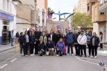 Burriana celebra la Plantà de la falla inclusiva de AFDEM