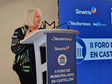La alcaldesa de Oropesa del Mar participa en el II Foro de Municipalismo de Castellón