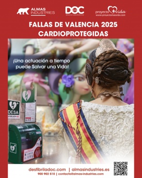 Las Fallas 2025 se comprometen con la seguridad a través de desfibriladores y formación en RCP