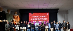 Homenatge a esportistes locals en la VI Gala de l'Esport de Cabanes