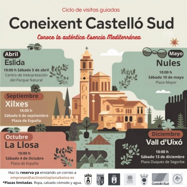 El Pacte Territorial per a l'Ocupació de la Plana Baixa lanza 'Descubre el corazón de nuestros municipios'