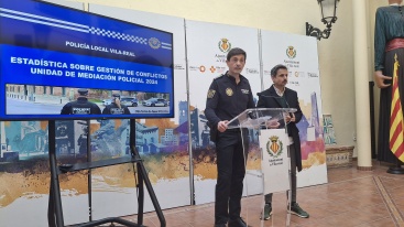 La Policía Local realiza 88 mediaciones durante 2024 en Vila-real